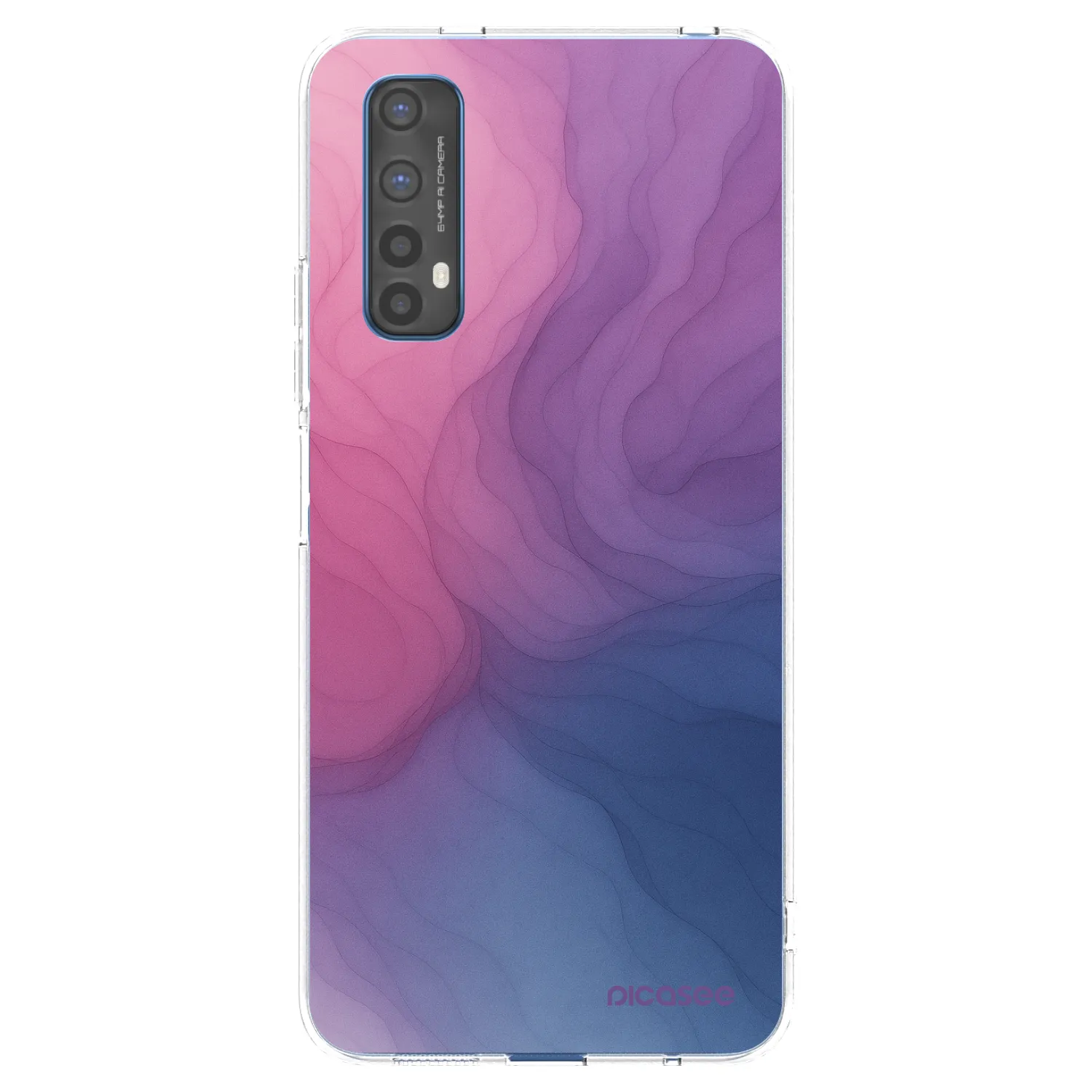 Picasee silikonski prozorni ovitek za Realme 7 - Silk