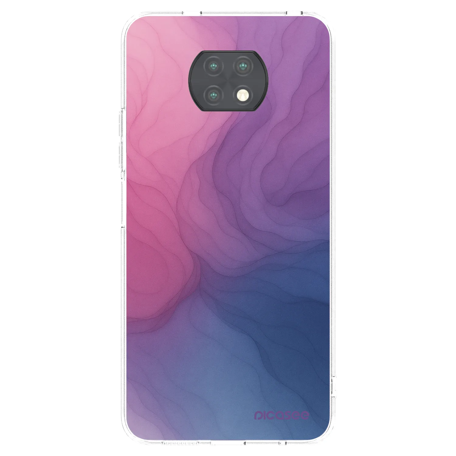 Picasee silikonski prozorni ovitek za Xiaomi Redmi Note 9T - Silk