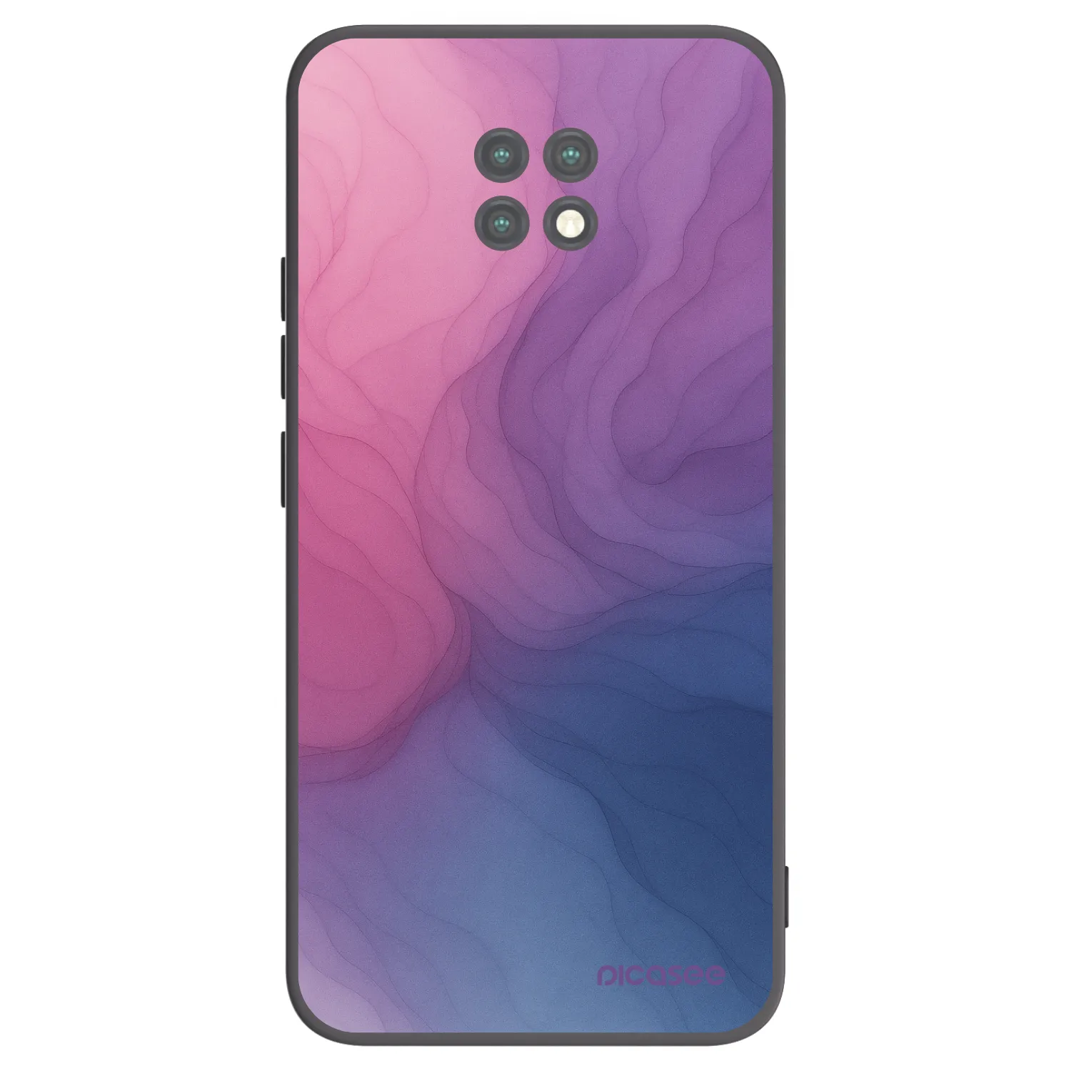 Picasee silikonski črni ovitek za Xiaomi Redmi Note 9T - Silk