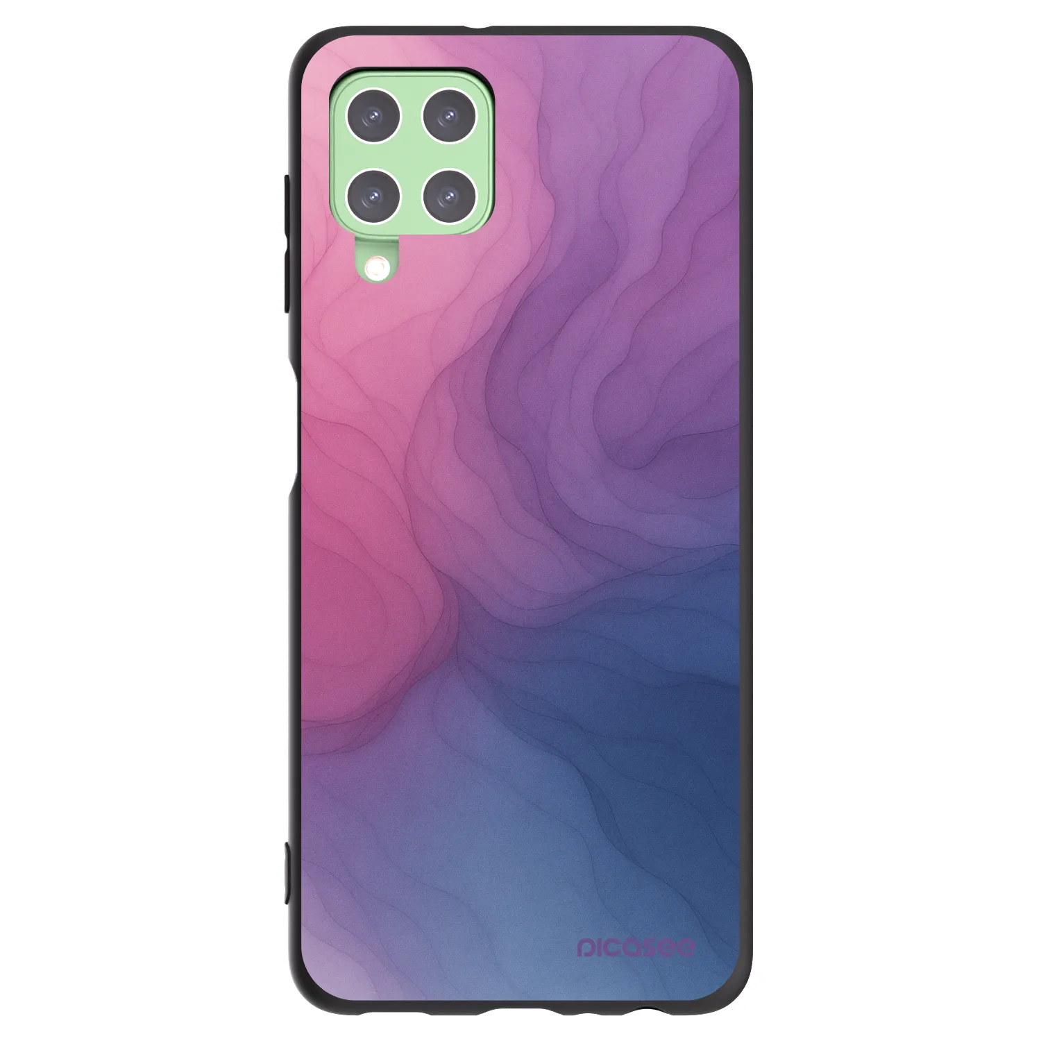 Picasee silikonski črni ovitek za Samsung Galaxy A22 A225F 4G - Silk