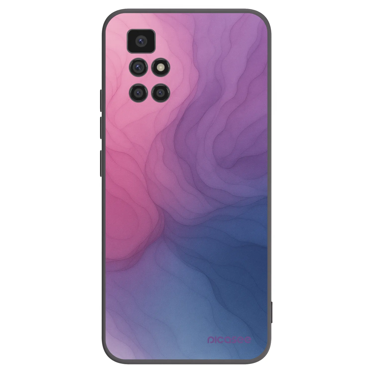 Picasee silikonski črni ovitek za Xiaomi Redmi 10 - Silk
