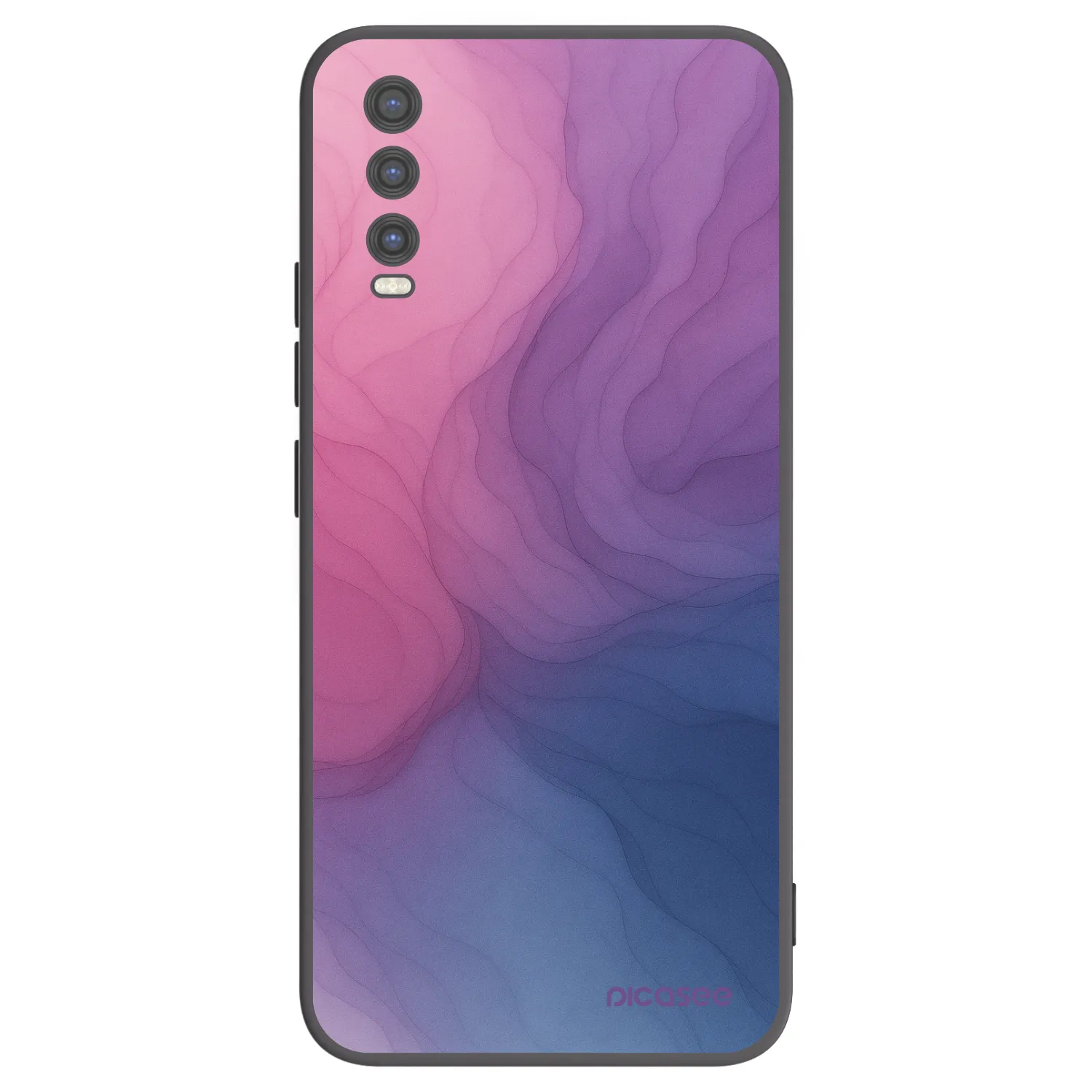 Picasee silikonski črni ovitek za Vivo Y20s - Silk