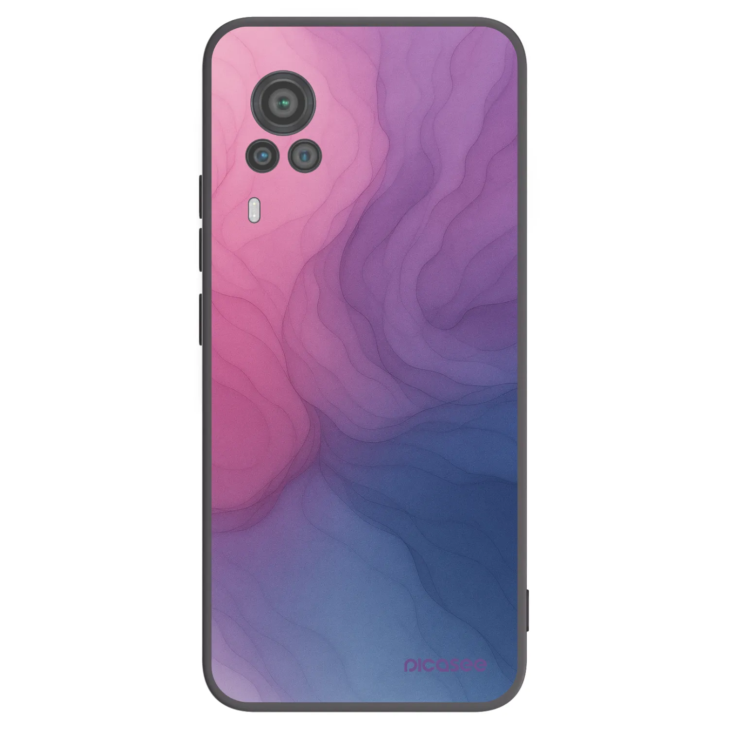 Picasee silikonski črni ovitek za Vivo X60 Pro 5G - Silk