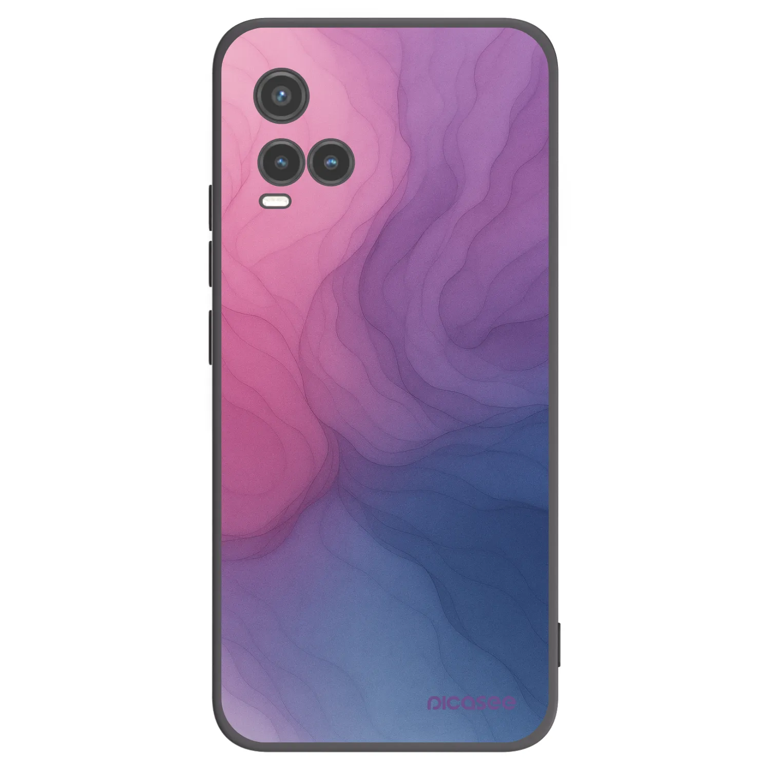 Picasee silikonski črni ovitek za Vivo Y33s - Silk