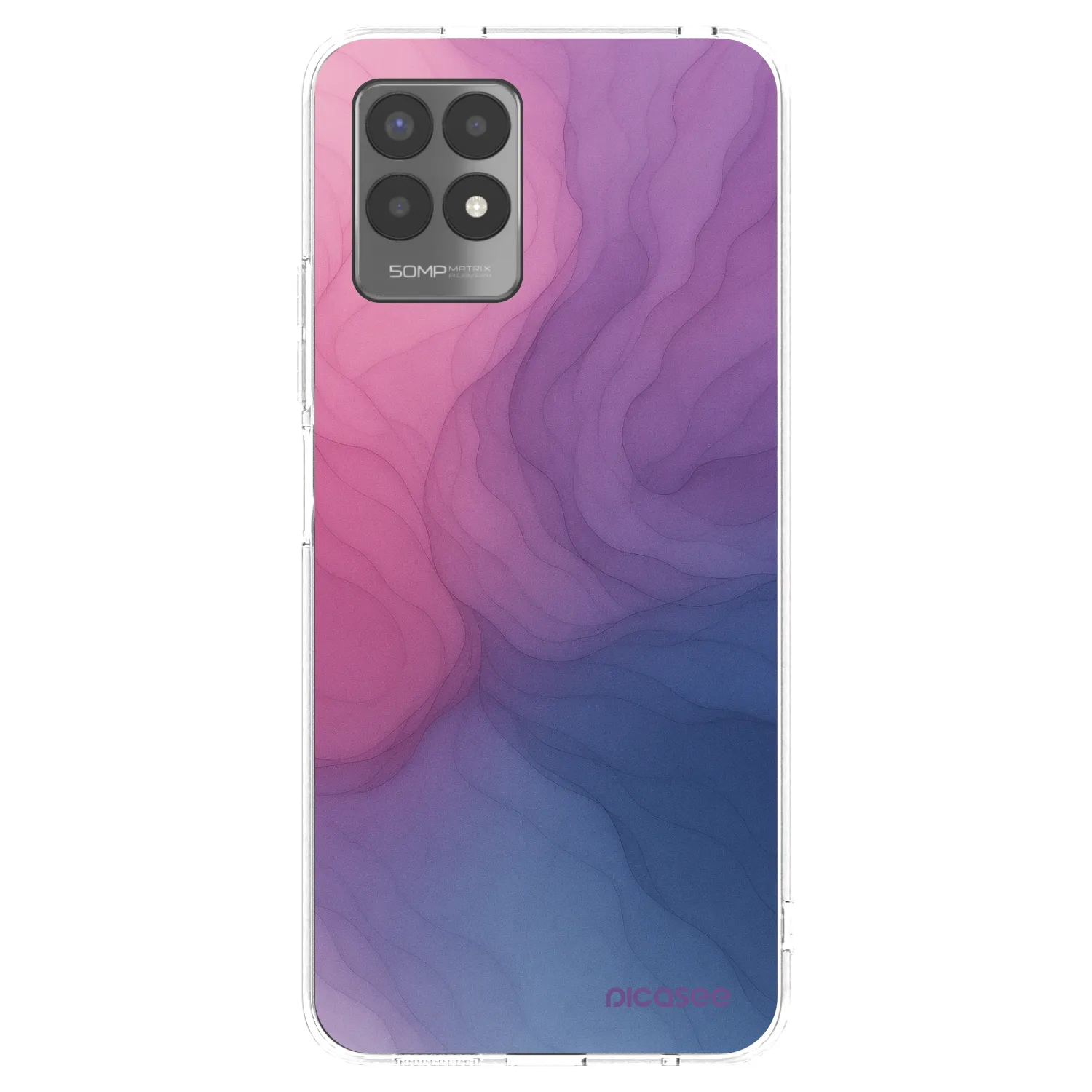 Picasee silikonski prozorni ovitek za Realme 8i - Silk