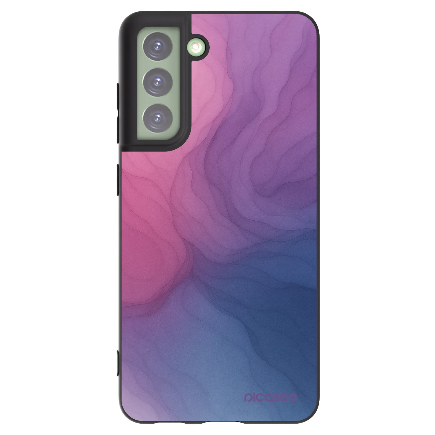 Picasee silikonski črni ovitek za Samsung Galaxy S21 FE 5G - Silk