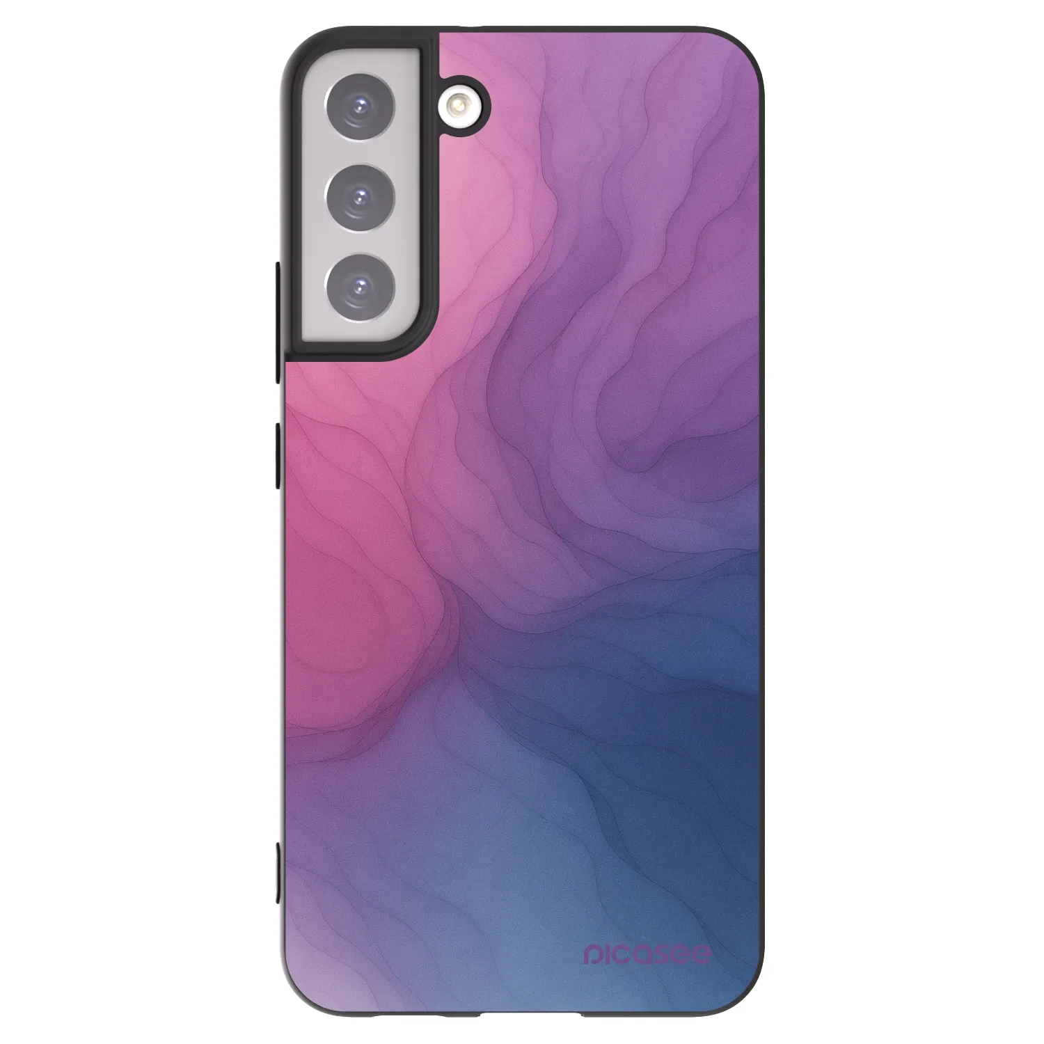 Picasee silikonski črni ovitek za Samsung Galaxy S22+ 5G - Silk