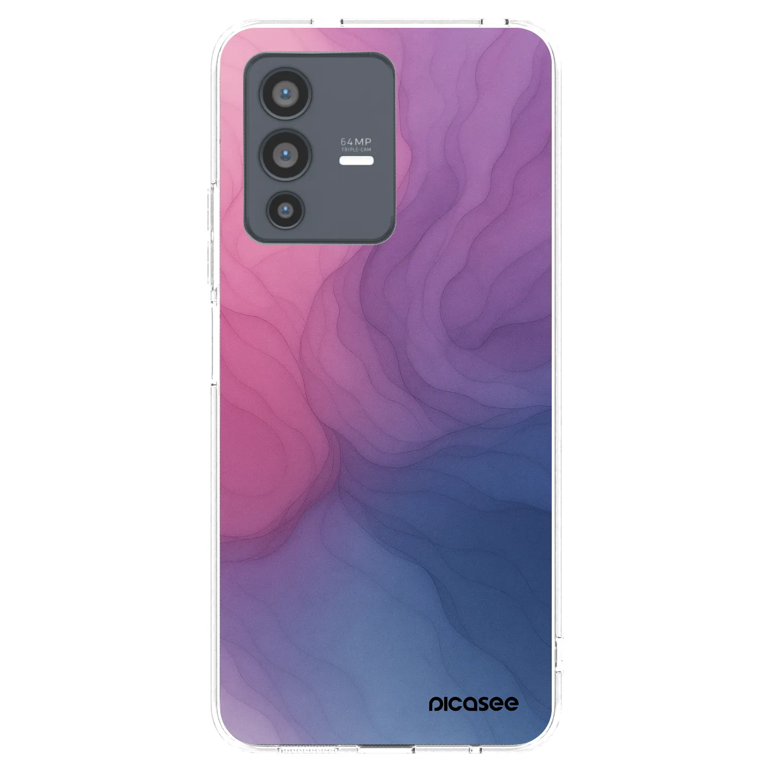 Picasee silikonski prozorni ovitek za Vivo V23 5G - Silk