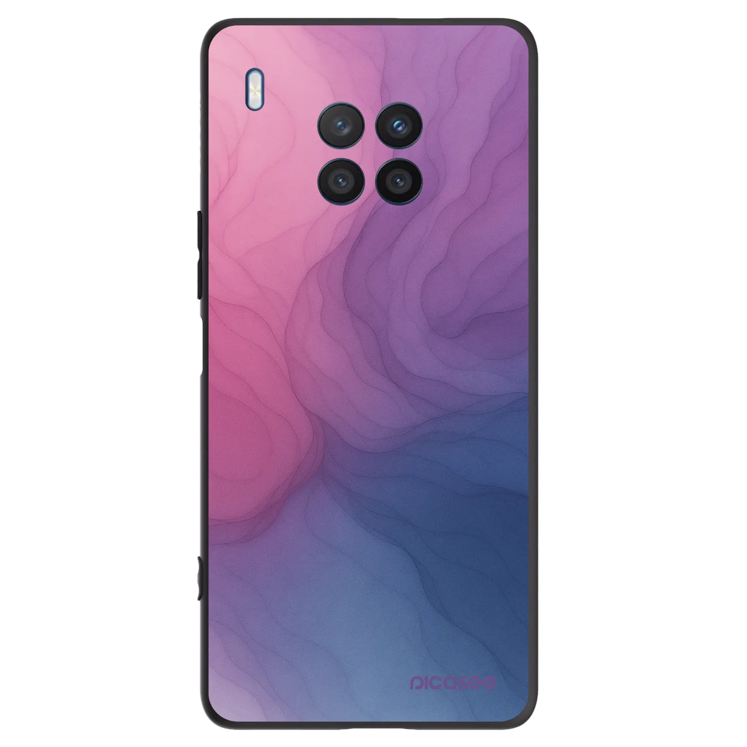 Picasee silikonski črni ovitek za Honor 50 Lite - Silk