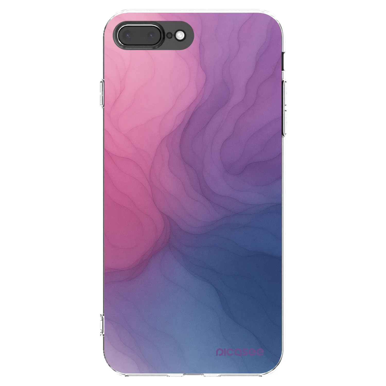 Picasee silikonski prozorni ovitek za Apple iPhone 8 Plus - Silk