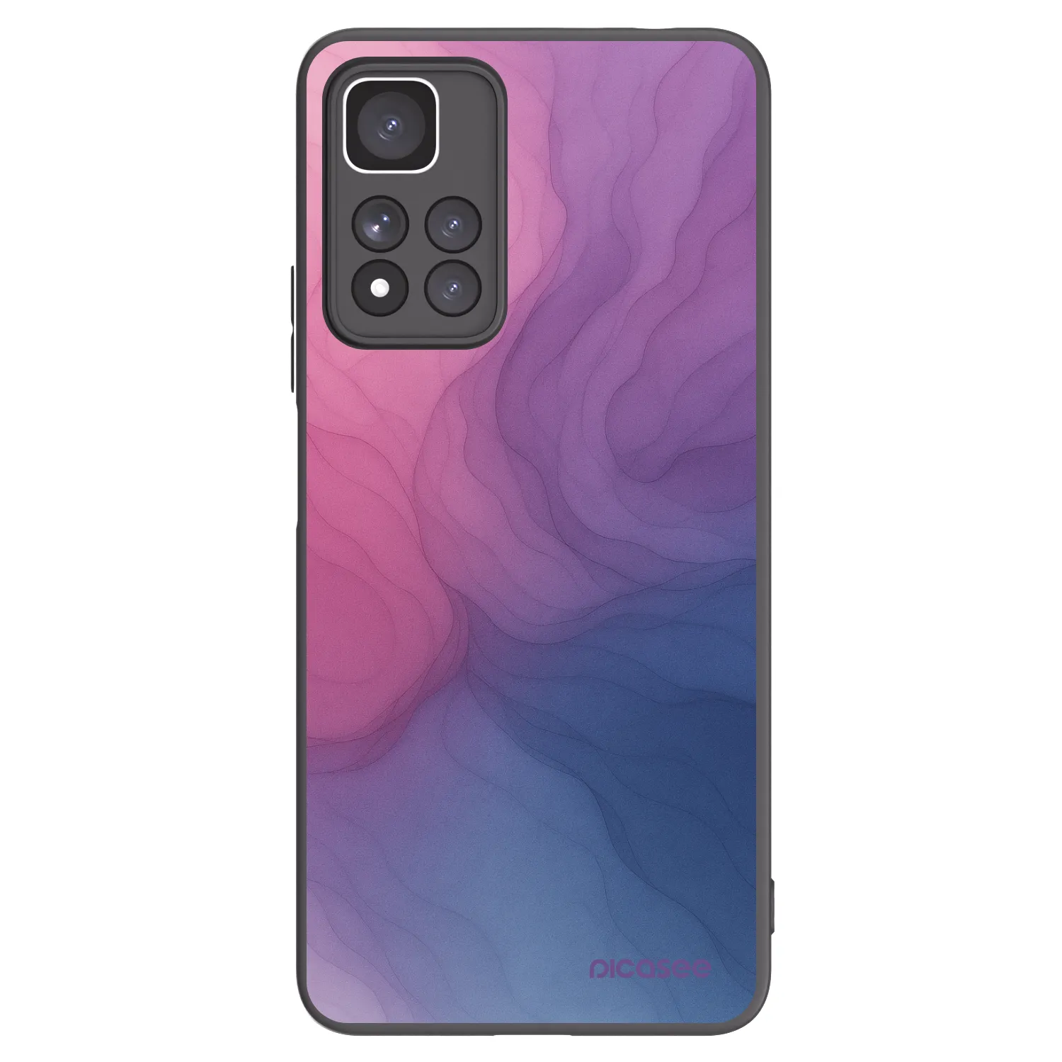 Picasee silikonski črni ovitek za Xiaomi Redmi Note 11 Pro+ 5G - Silk