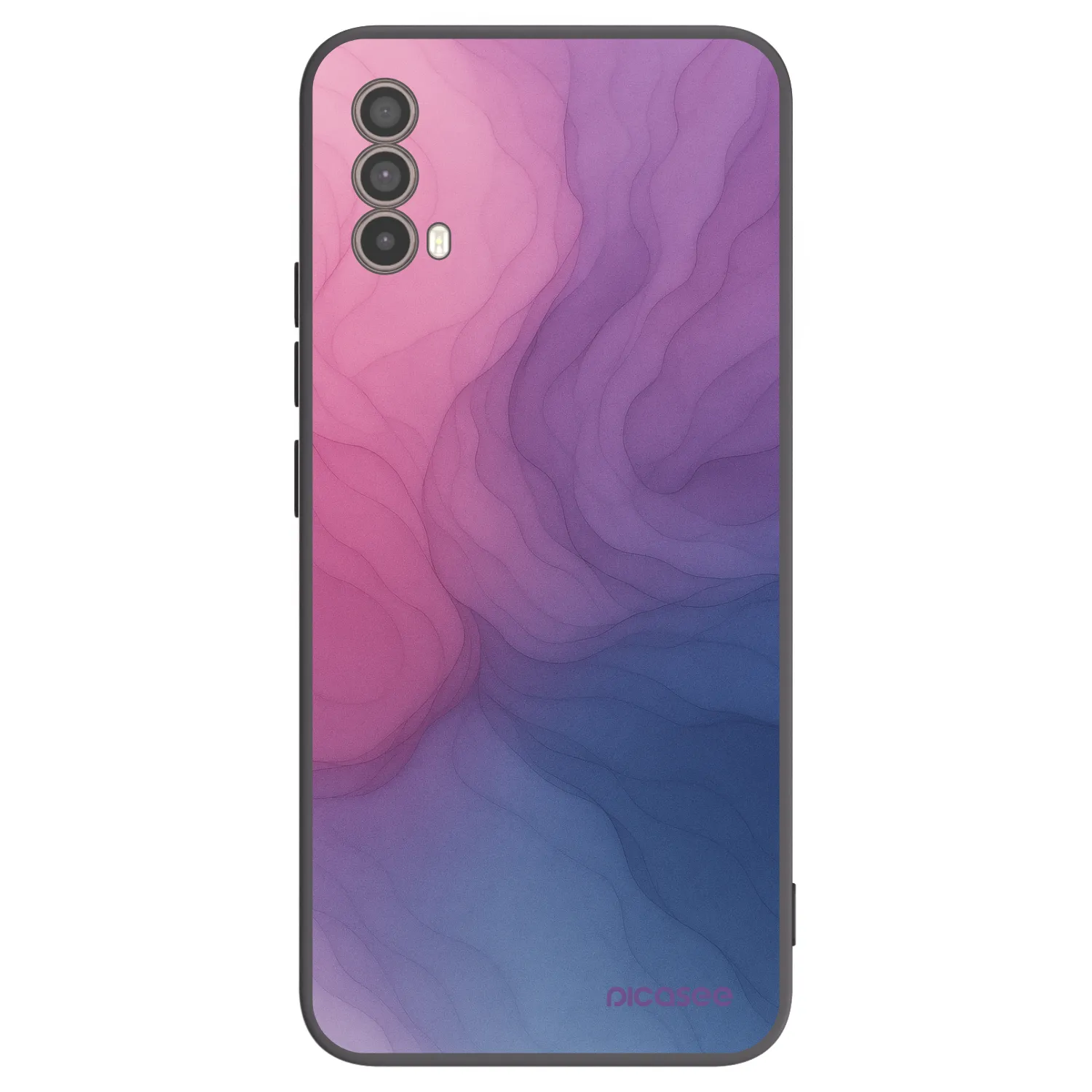 Picasee silikonski črni ovitek za Motorola Moto E40 - Silk