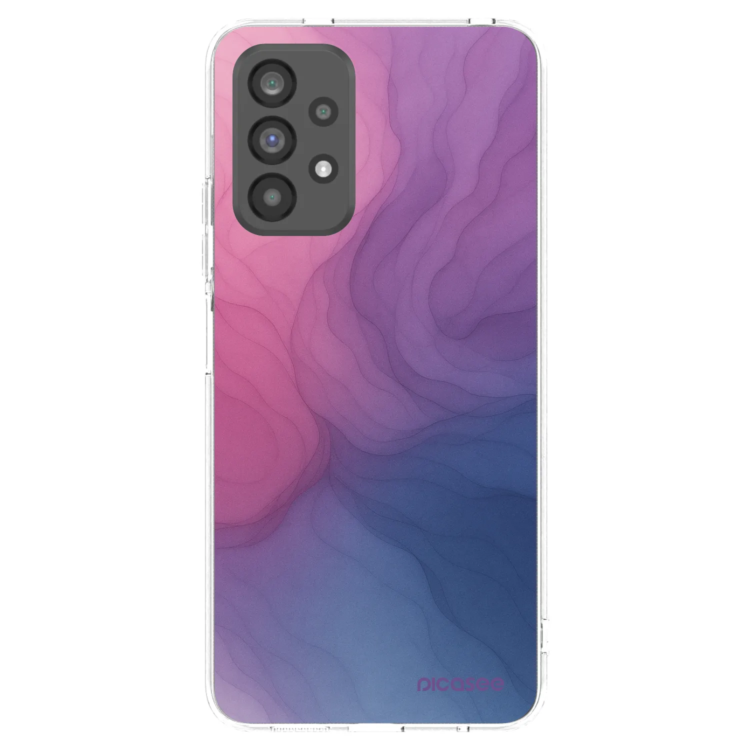 Picasee silikonski prozorni ovitek za Samsung Galaxy A73 5G - Silk