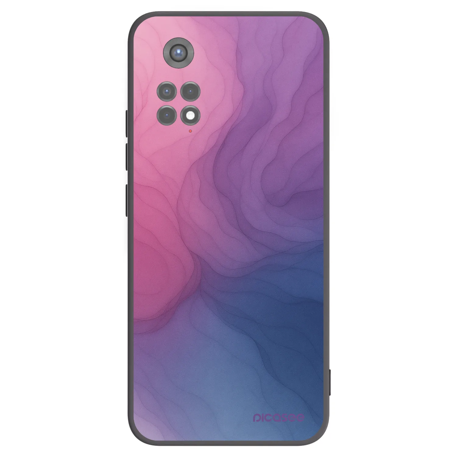 Picasee silikonski črni ovitek za Xiaomi Redmi Note 11S 5G - Silk