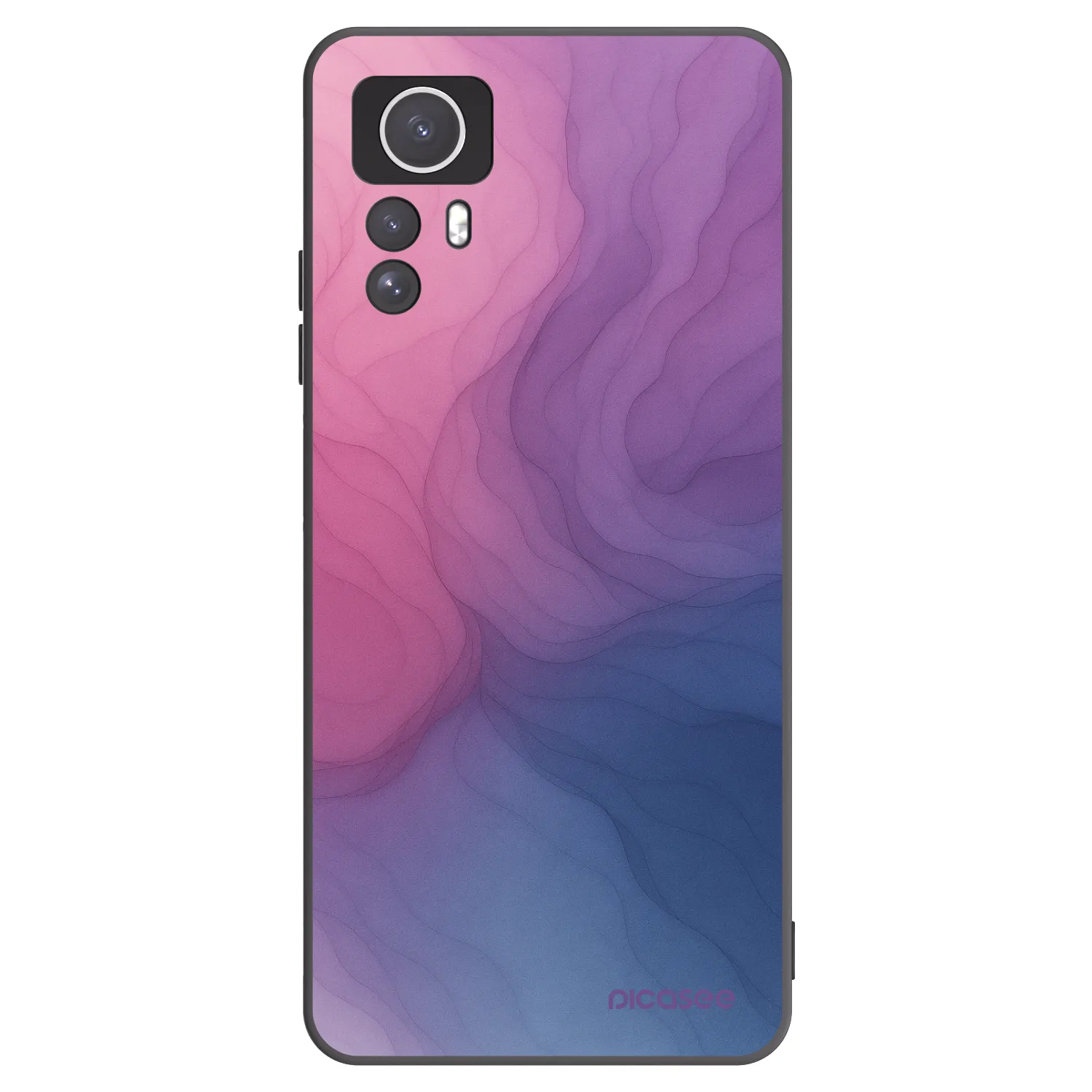 Picasee silikonski črni ovitek za Xiaomi Redmi Note 12S - Silk