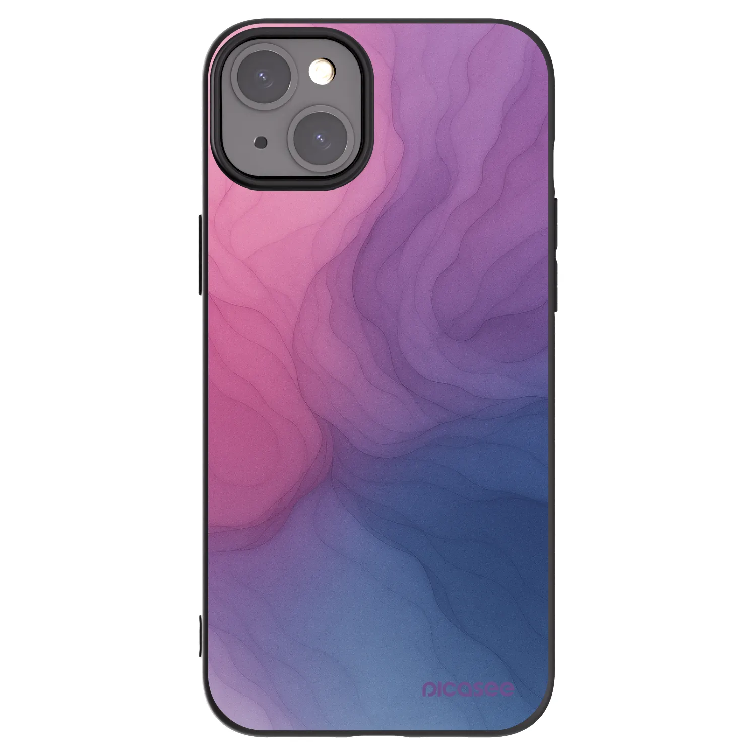 Picasee silikonski črni ovitek za Apple iPhone 15 Plus - Silk