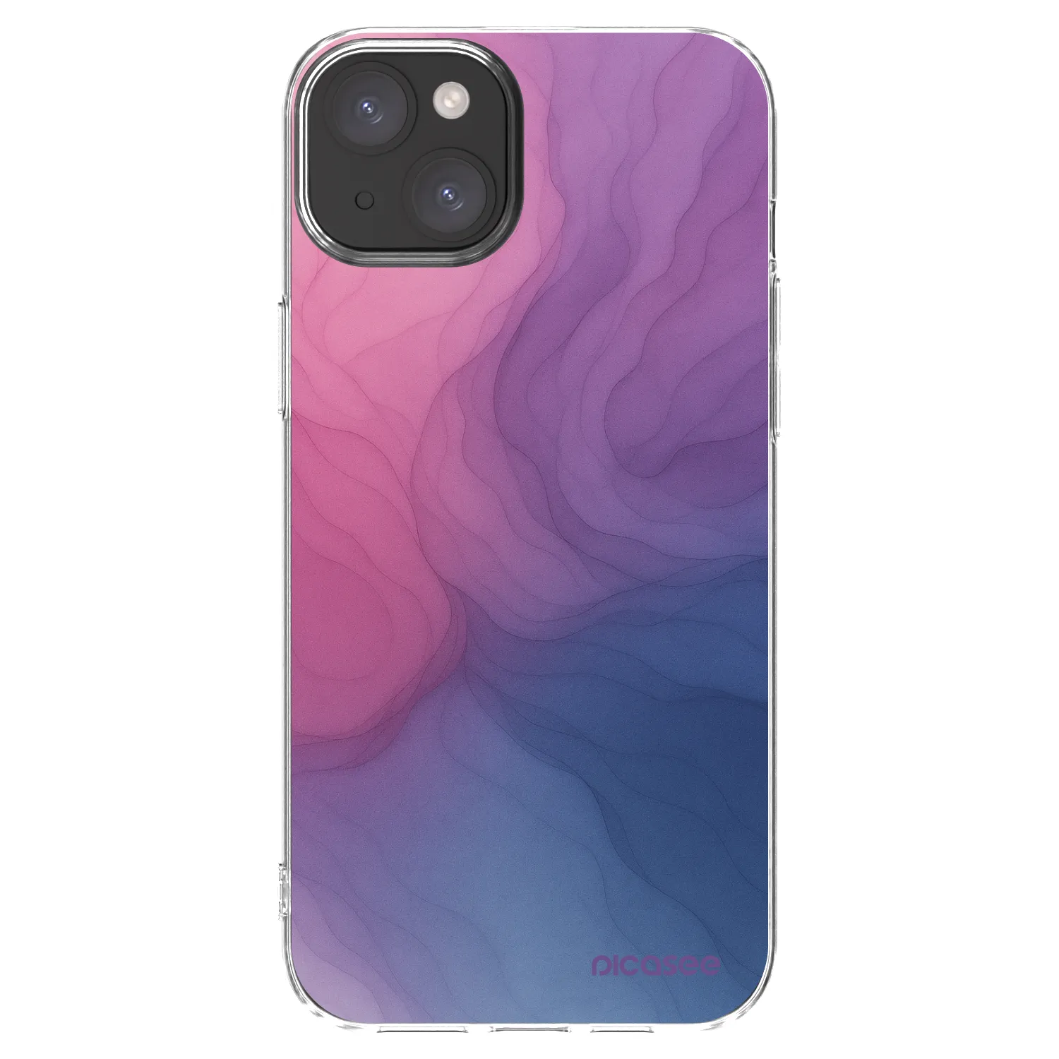 Picasee silikonski prozorni ovitek za Apple iPhone 15 Plus - Silk