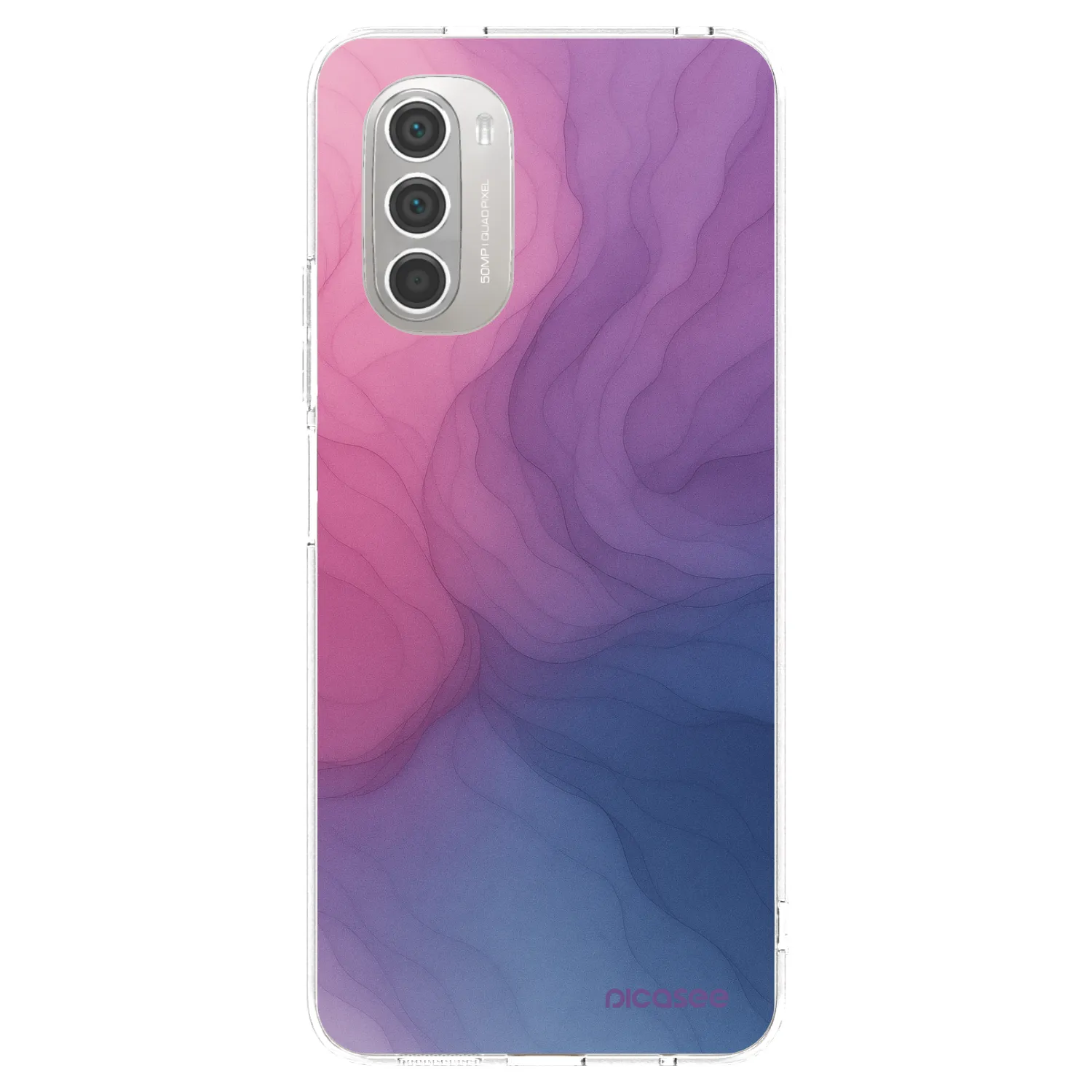 Picasee silikonski prozorni ovitek za Motorola Moto G51 - Silk