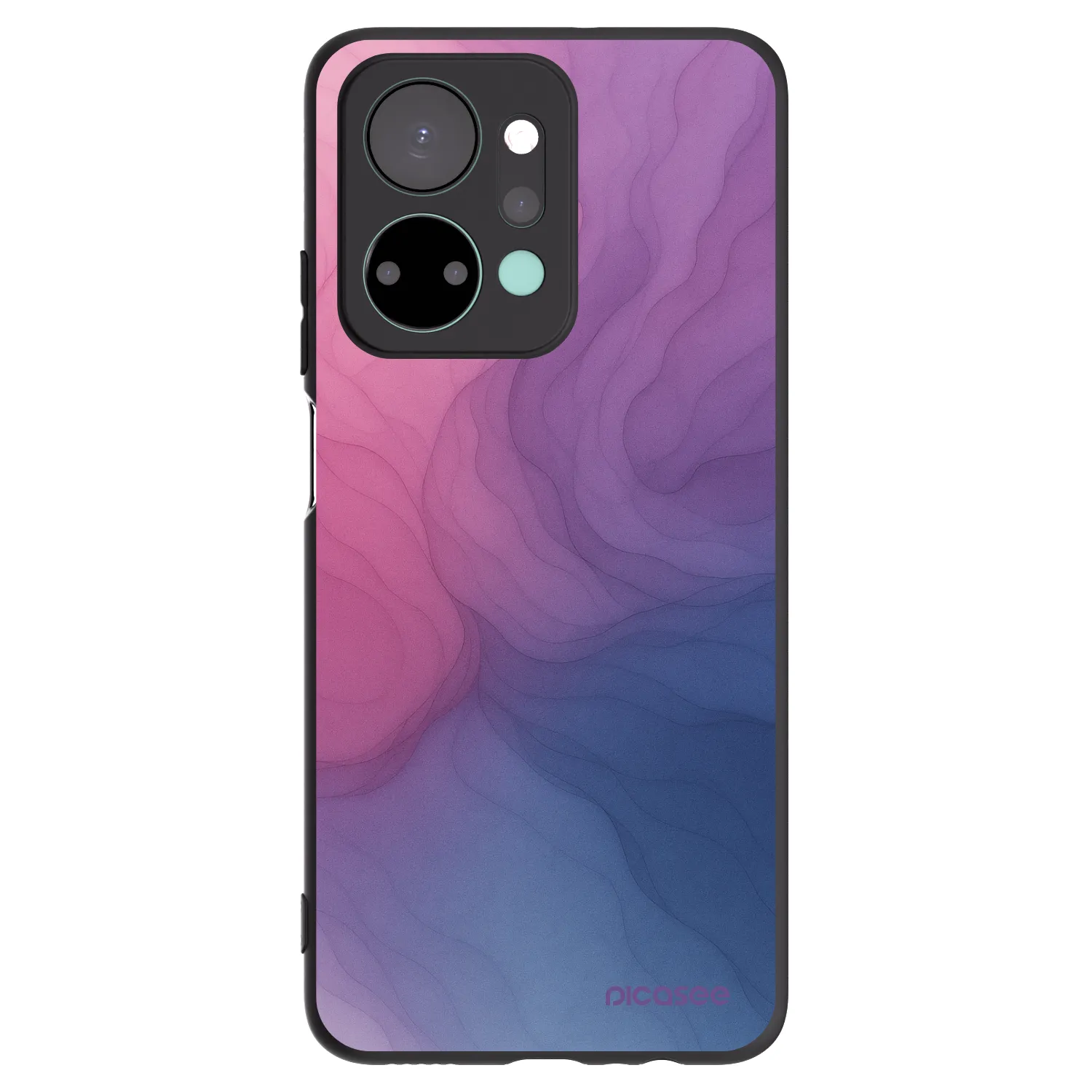 Picasee silikonski črni ovitek za Honor X7a - Silk