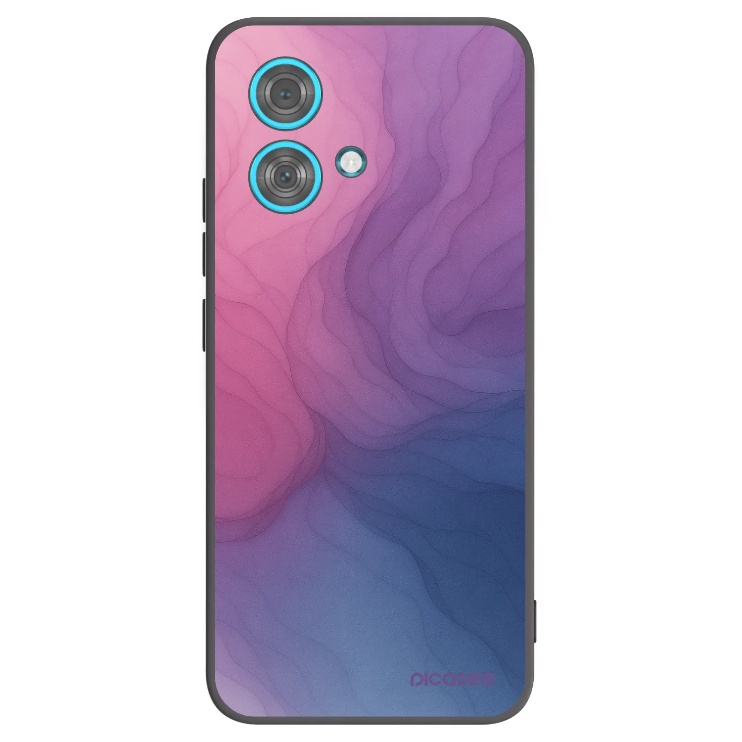 Picasee silikonski črni ovitek za Motorola Edge 40 Neo - Silk