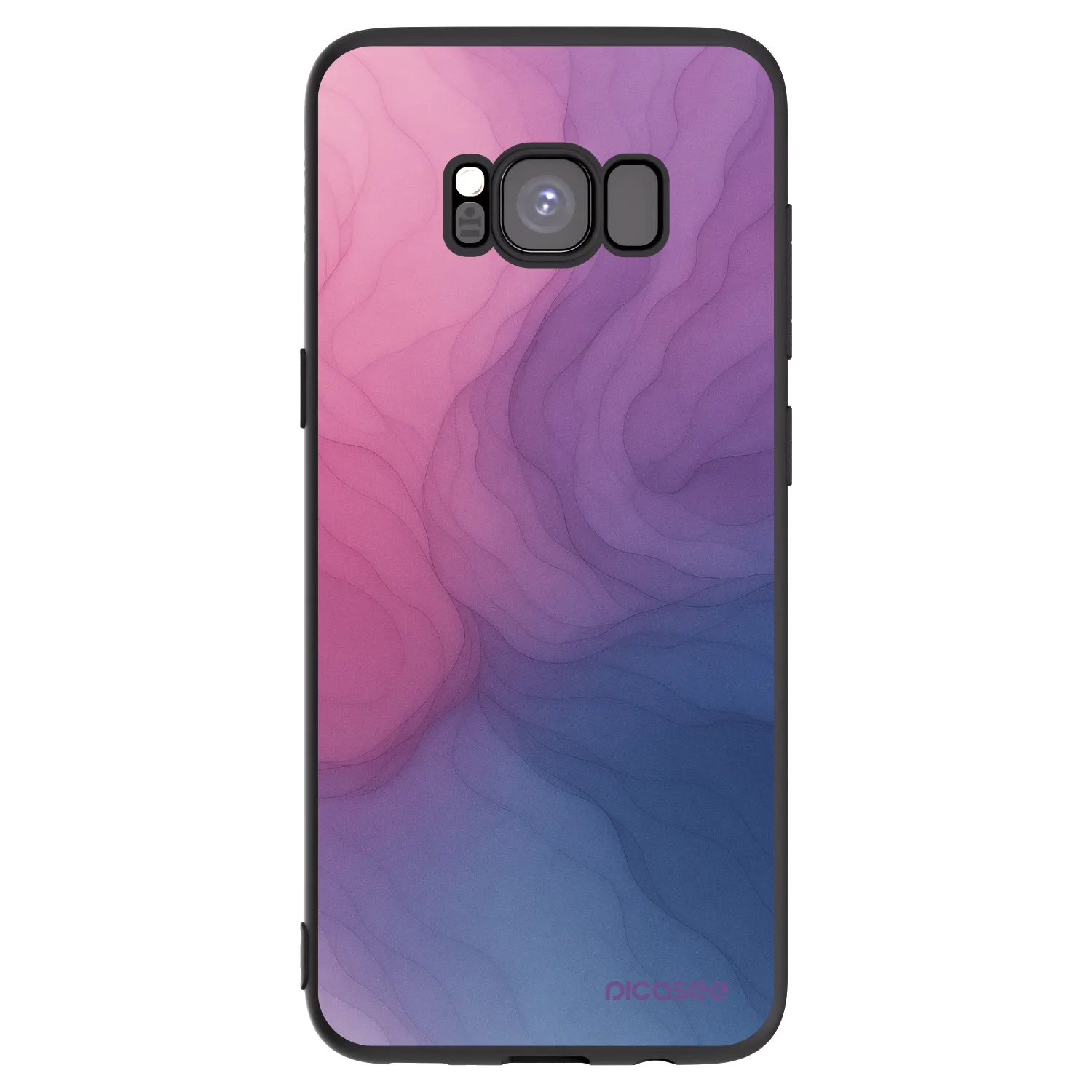 Picasee silikonski črni ovitek za Samsung Galaxy S8 G950F - Silk