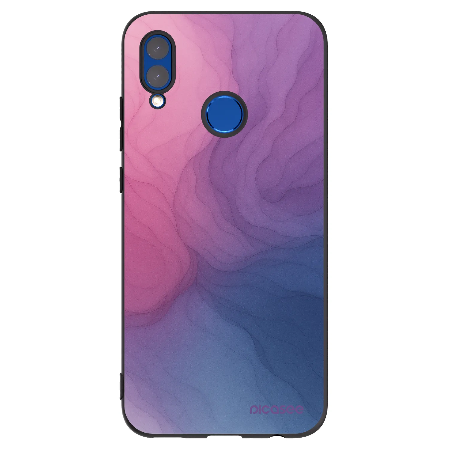 Picasee silikonski črni ovitek za Huawei P Smart 2019 - Silk