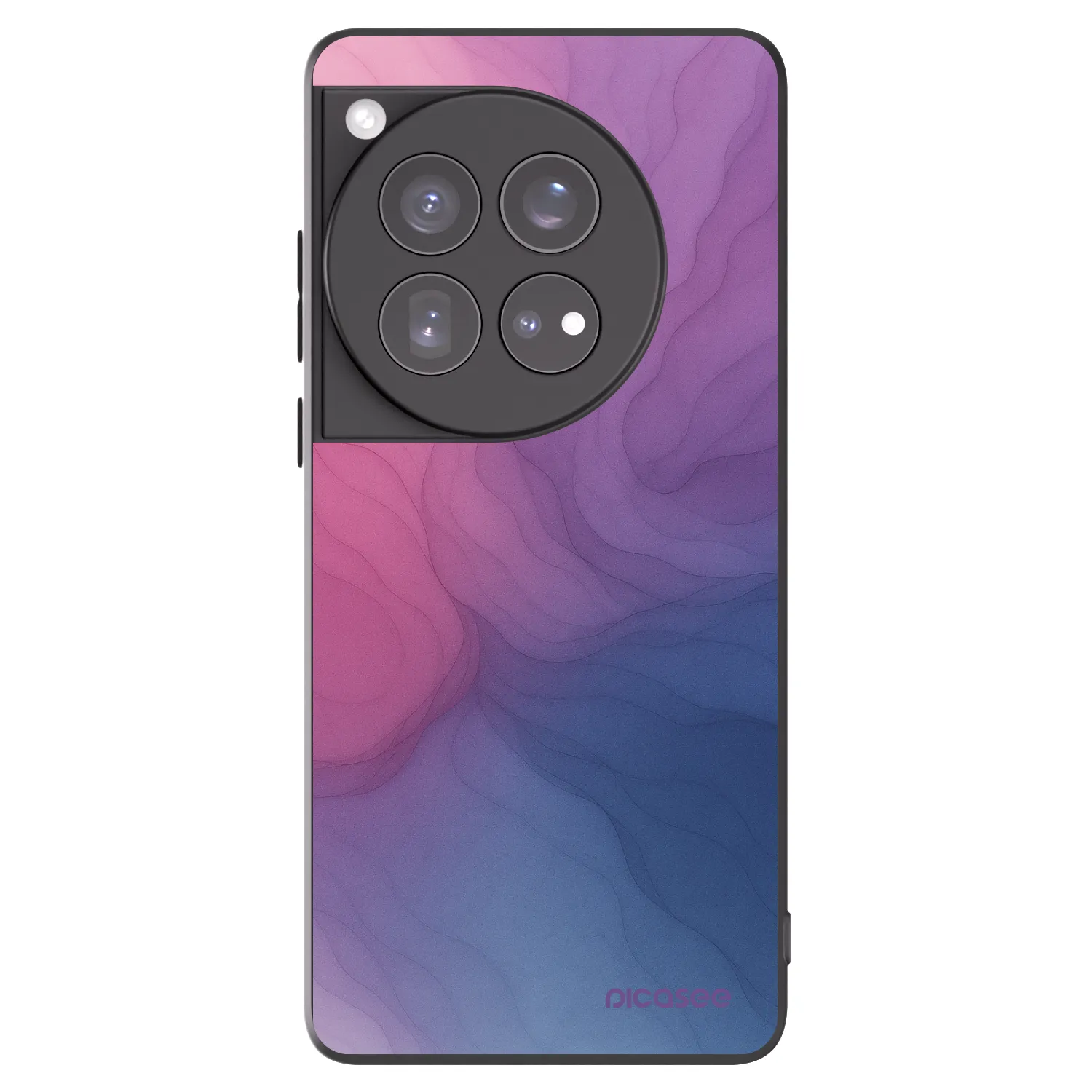 Picasee silikonski črni ovitek za OnePlus 12 5G - Silk