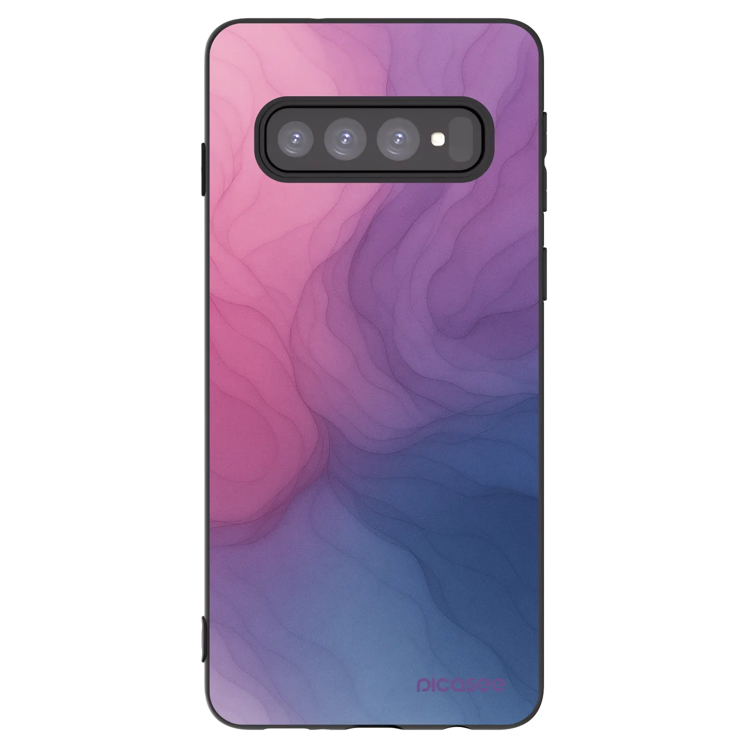 Picasee silikonski črni ovitek za Samsung Galaxy S10 G973 - Silk