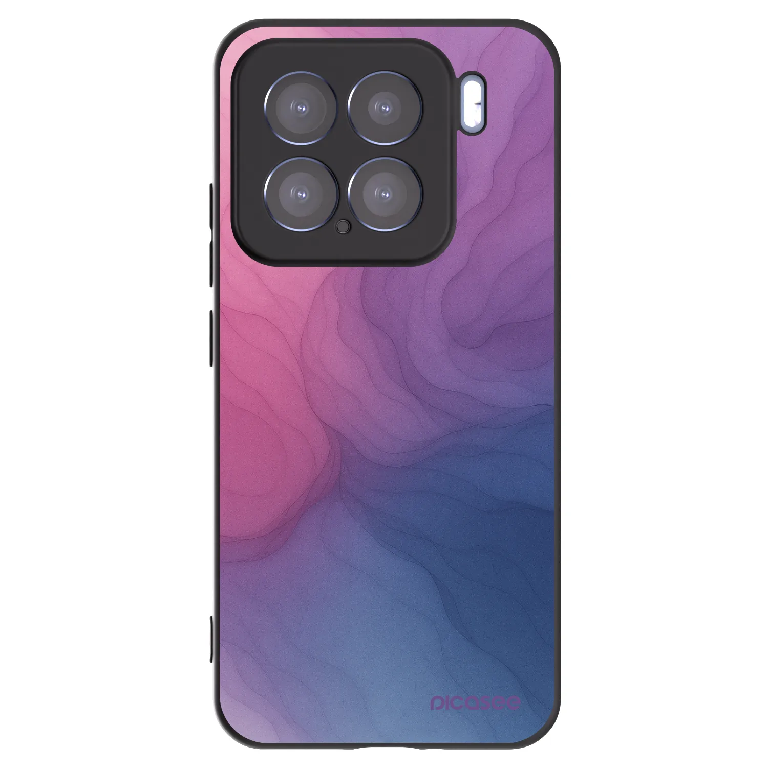 Picasee silikonski črni ovitek za Xiaomi 15 - Silk
