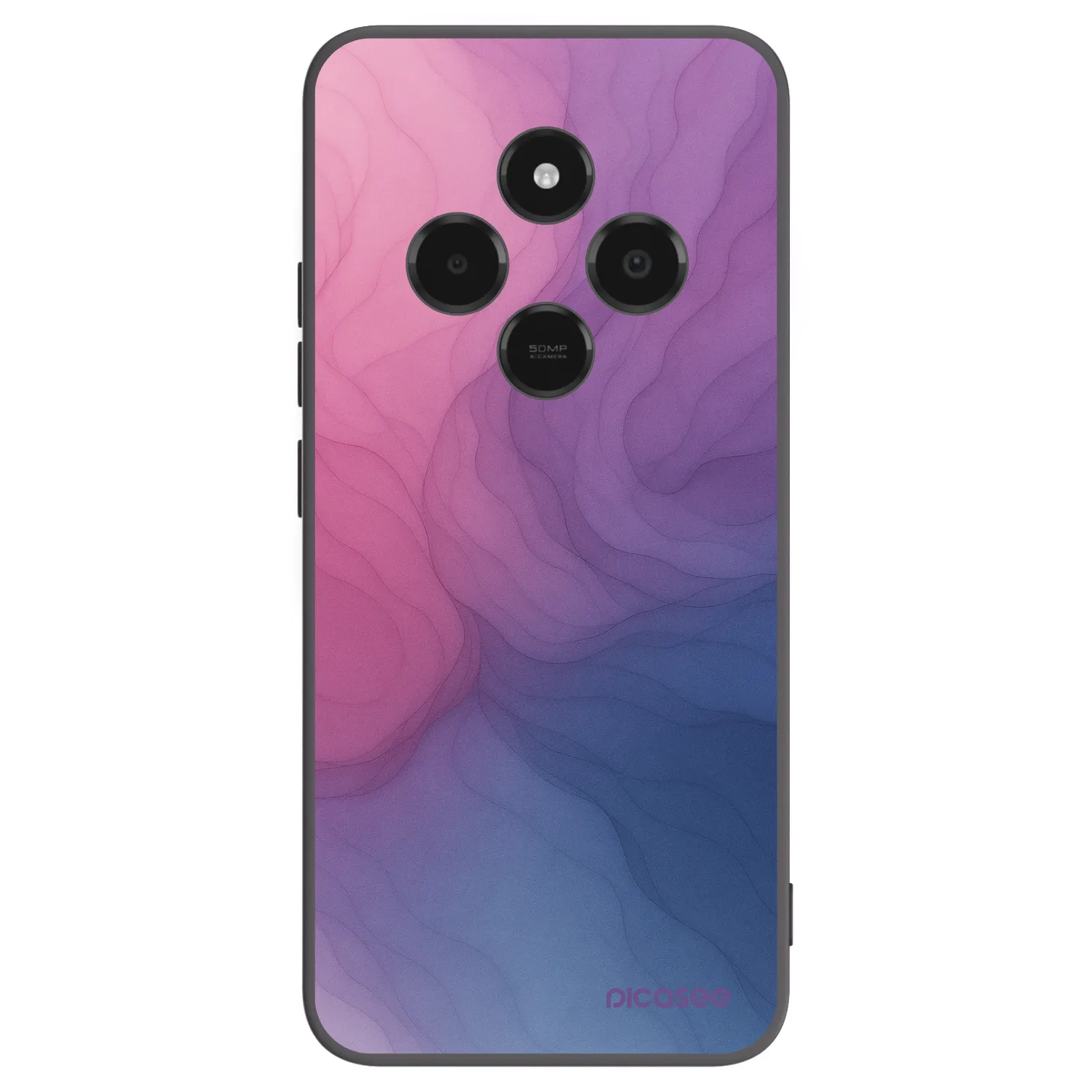 Picasee silikonski črni ovitek za Xiaomi Poco C75 - Silk