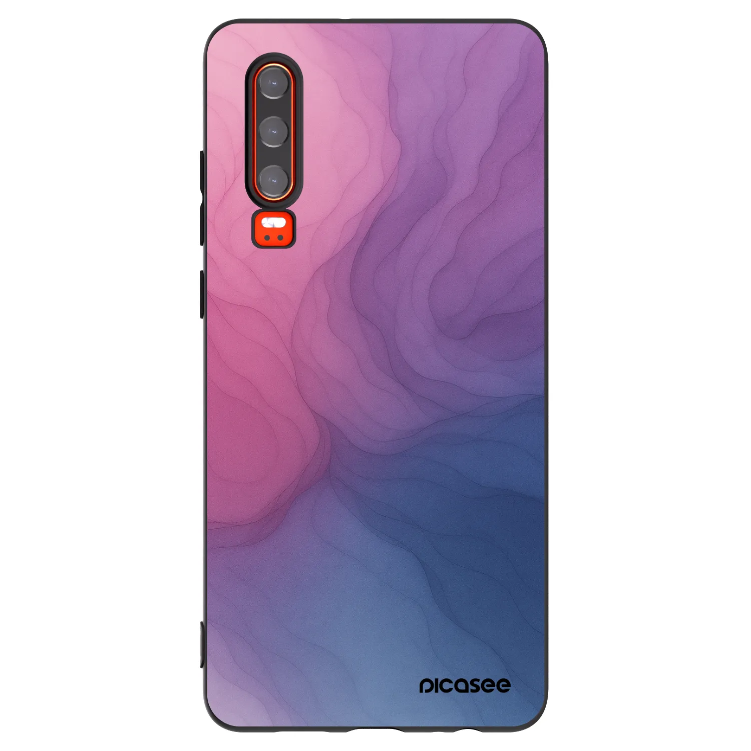 Picasee silikonski črni ovitek za Huawei P30 - Silk