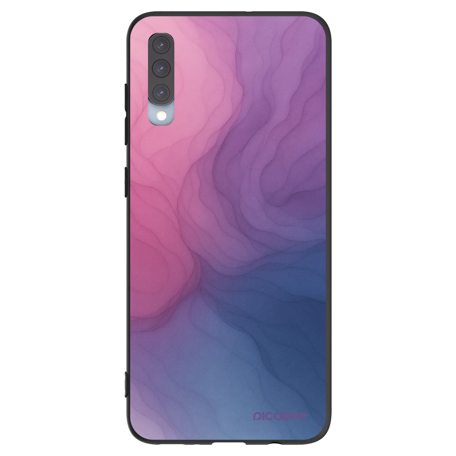 Picasee silikonski črni ovitek za Samsung Galaxy A70 A705F - Silk