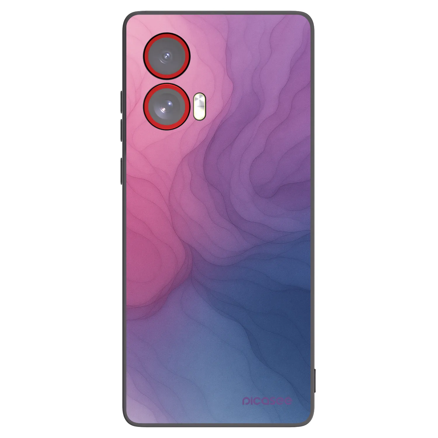 Picasee silikonski črni ovitek za Motorola Edge 50 Fusion - Silk