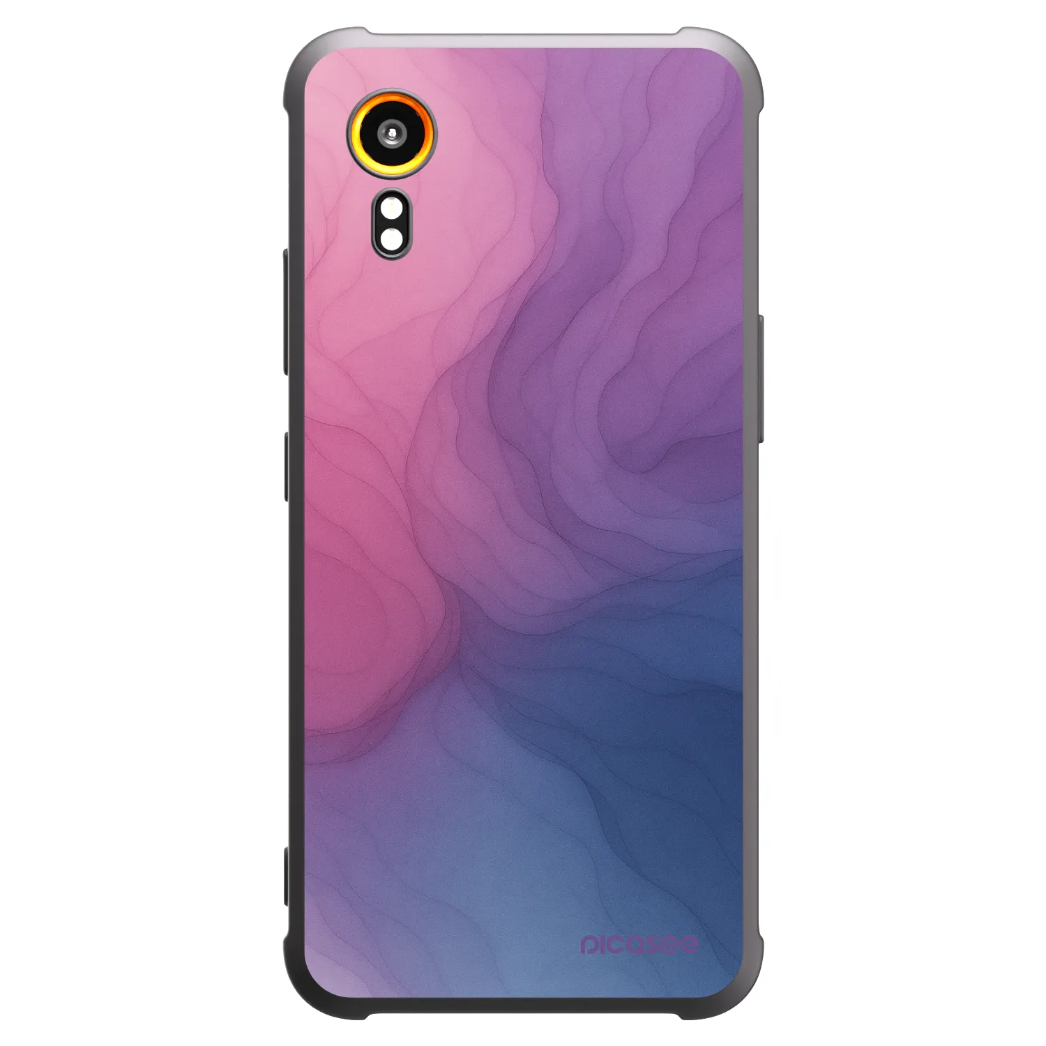 Picasee silikonski črni ovitek za Samsung Galaxy Xcover 7 - Silk