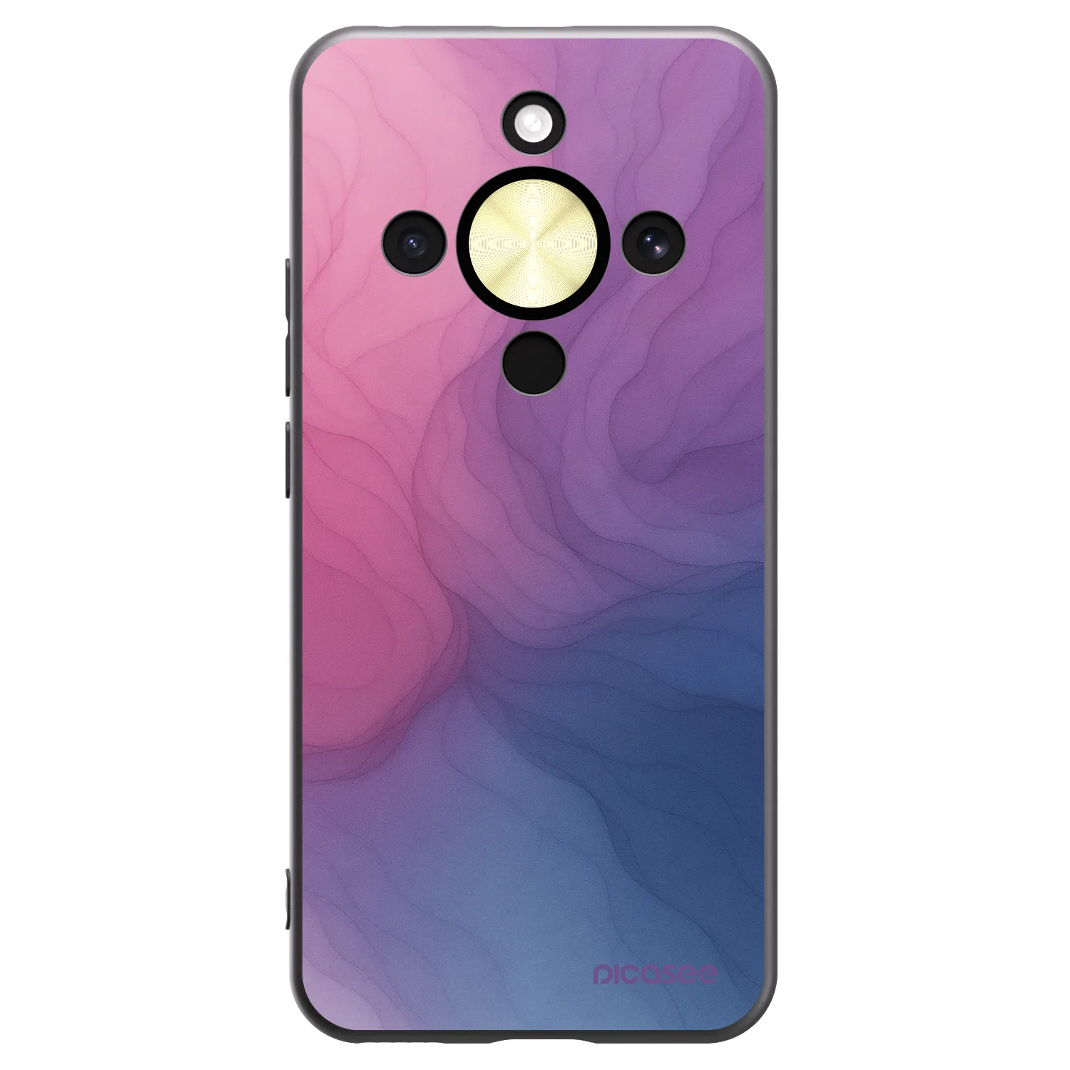 Picasee silikonski črni ovitek za Honor Magic8 Lite 5G - Silk