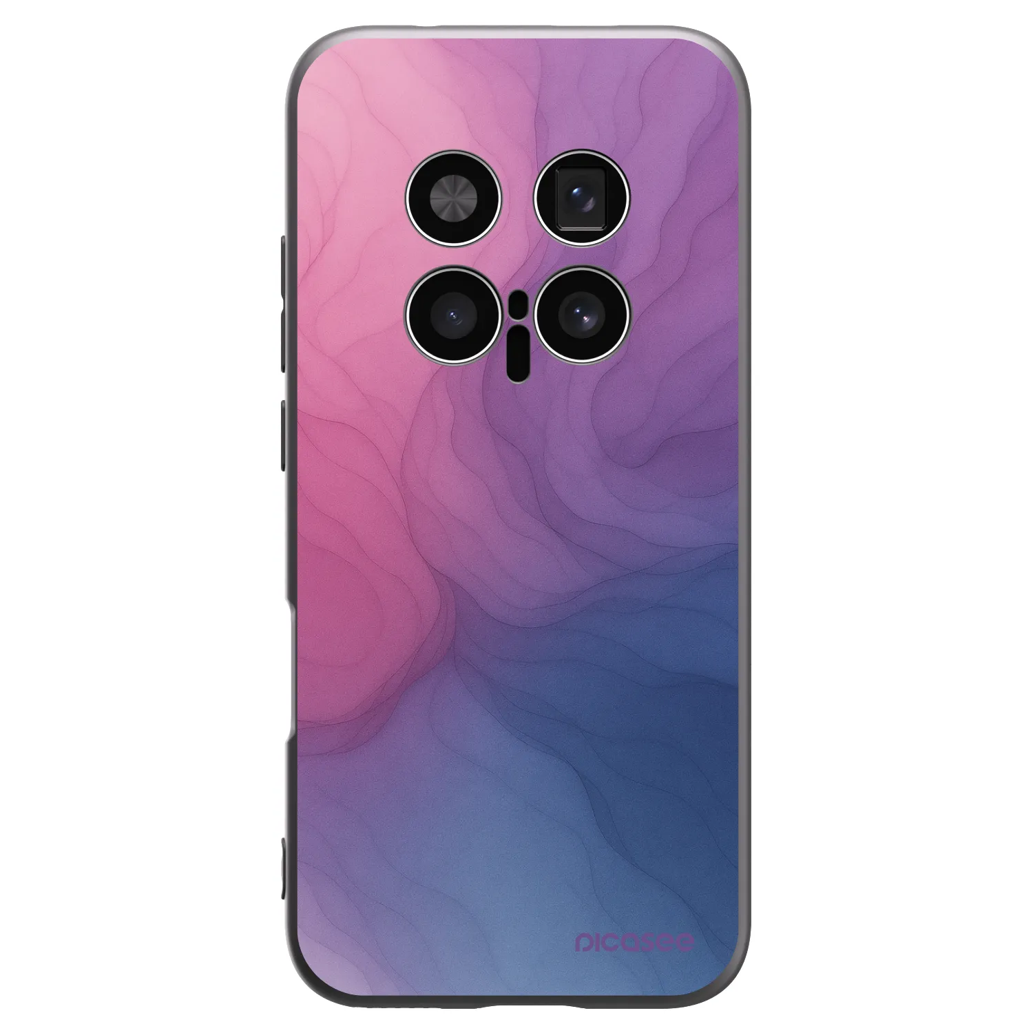 Picasee silikonski črni ovitek za Honor Magic8 Pro 5G - Silk