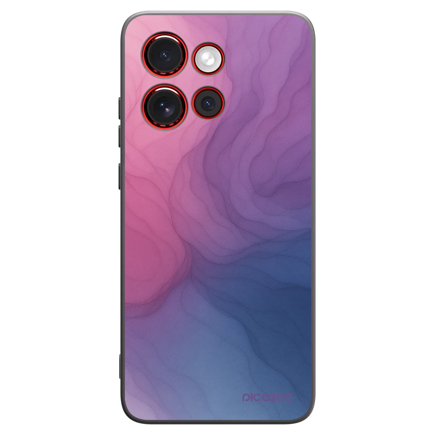 Picasee silikonski črni ovitek za Motorola Edge 60 Neo 5G - Silk