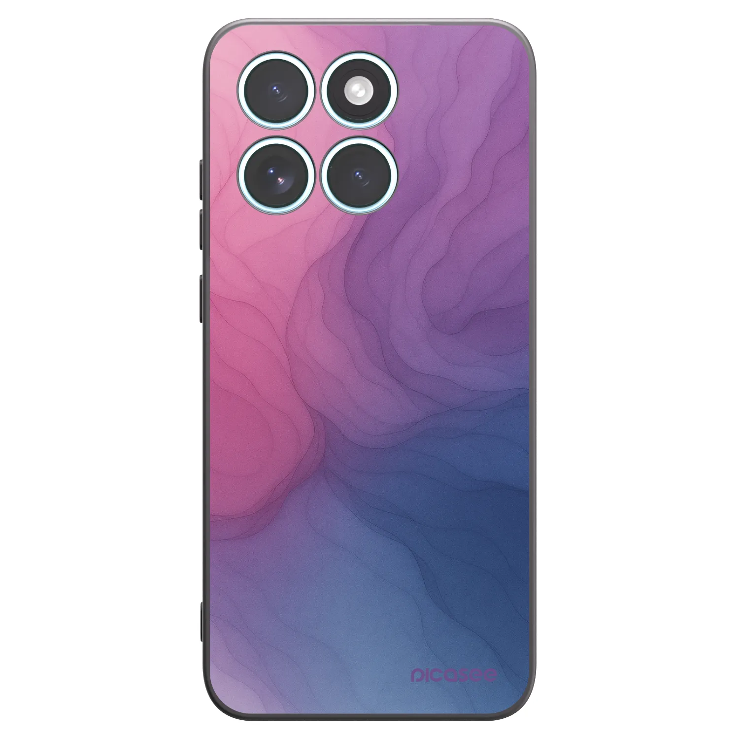 Picasee silikonski črni ovitek za Motorola Edge 70 Fusion - Silk