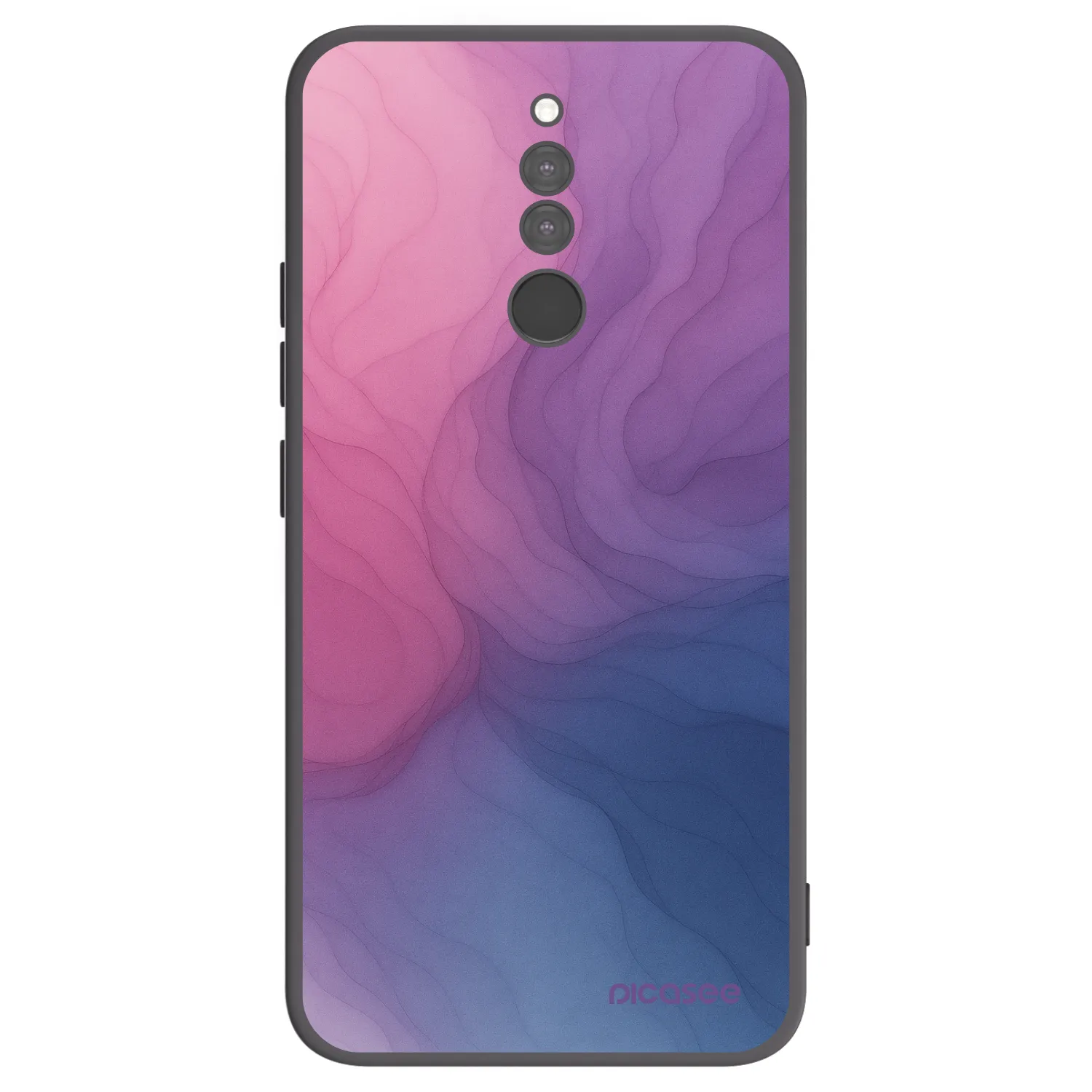 Picasee silikonski črni ovitek za Xiaomi Redmi 8 - Silk