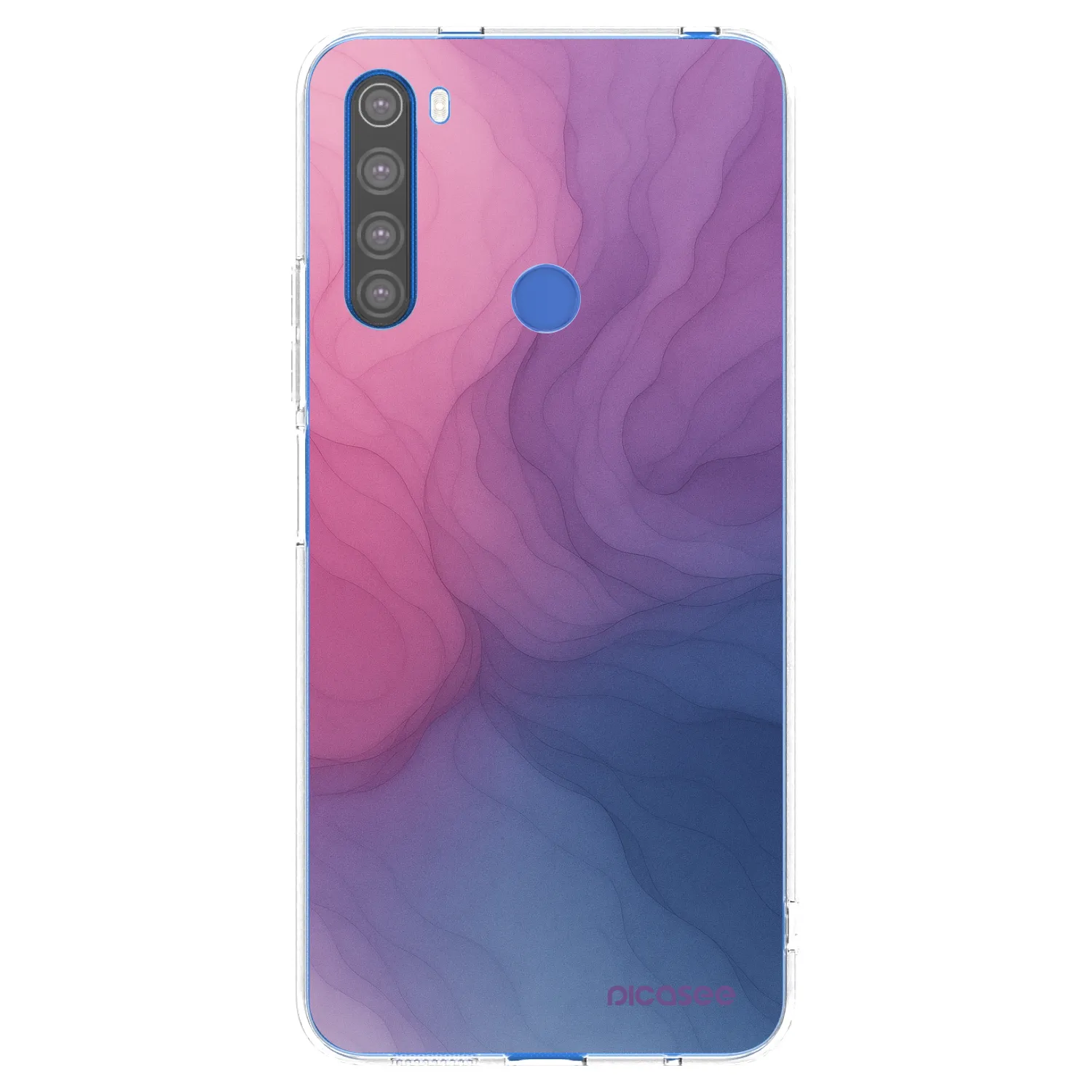 Picasee silikonski prozorni ovitek za Xiaomi Redmi Note 8T - Silk