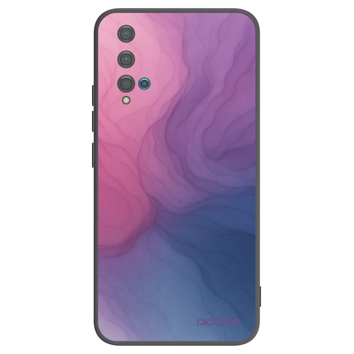 Picasee silikonski črni ovitek za Huawei Nova 5T - Silk