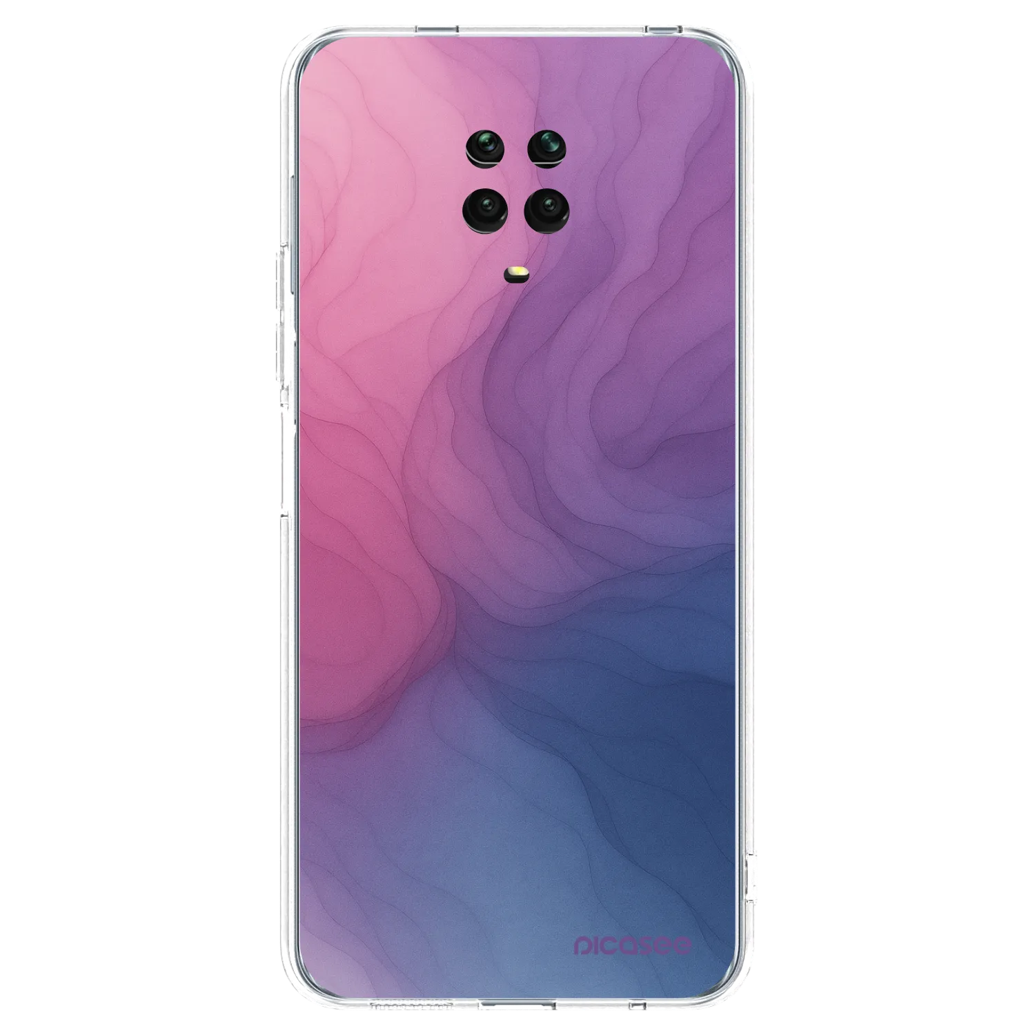 Picasee silikonski prozorni ovitek za Xiaomi Redmi Note 9 Pro - Silk