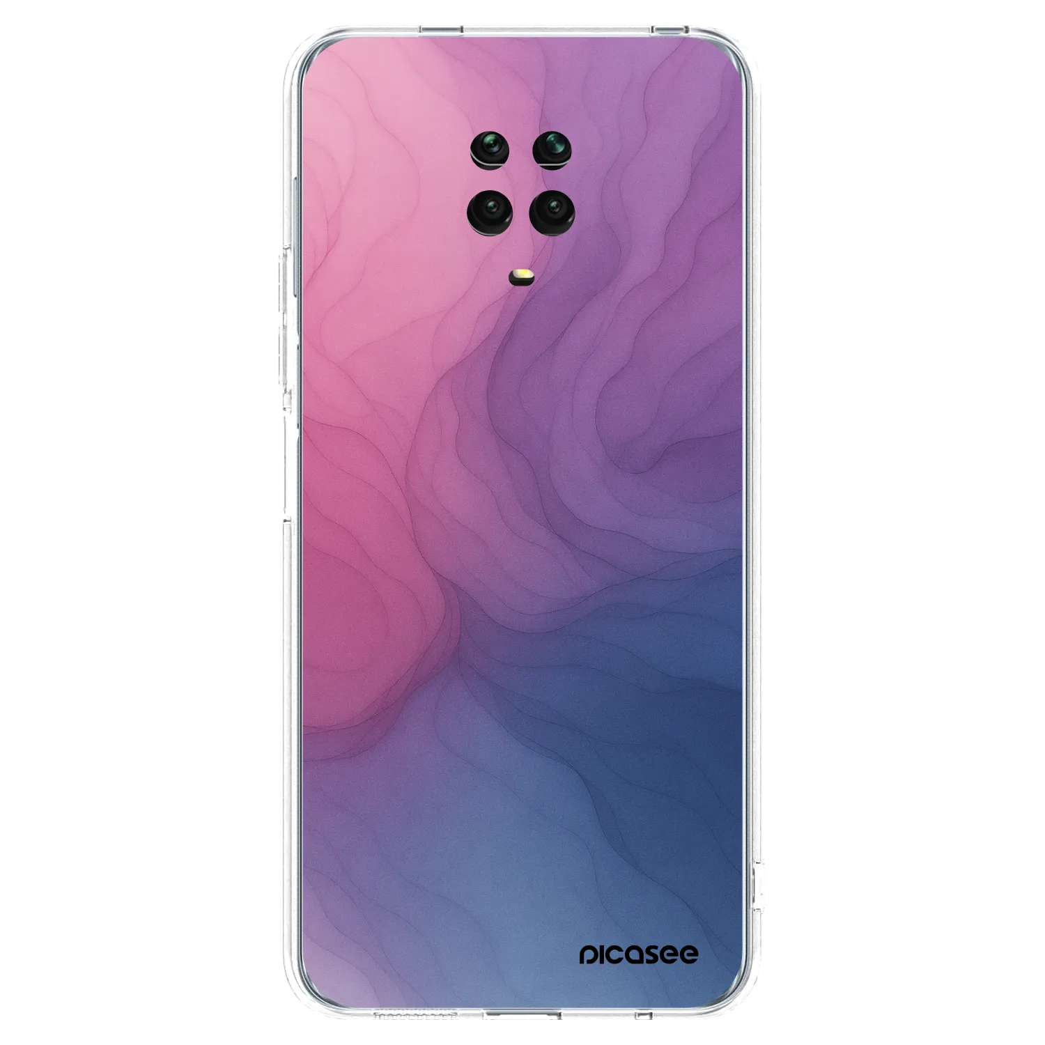 Picasee silikonski prozorni ovitek za Xiaomi Redmi Note 9S - Silk