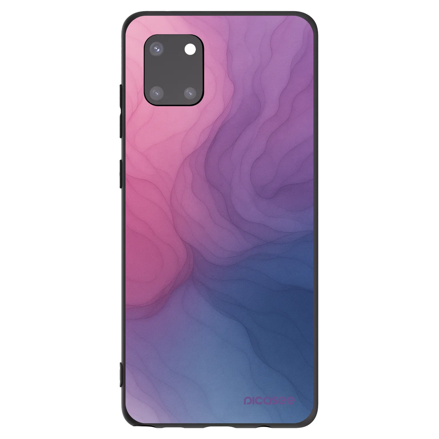 Picasee silikonski črni ovitek za Samsung Galaxy Note 10 Lite N770F - Silk