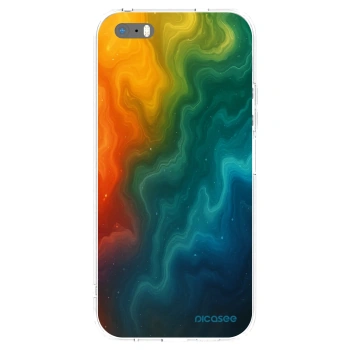 Picasee silikonski prozorni ovitek za Apple iPhone 5/5S/SE - Solar