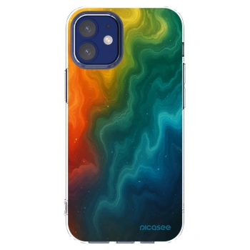Picasee silikonski prozorni ovitek za Apple iPhone 12 mini - Solar