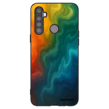 Picasee silikonski črni ovitek za Realme 5 - Solar