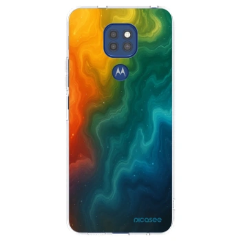 Picasee silikonski prozorni ovitek za Motorola Moto G9 Play - Solar