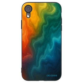 Picasee silikonski črni ovitek za Apple iPhone XR - Solar