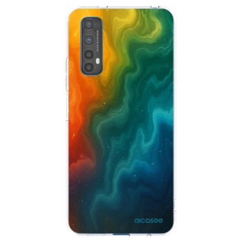 Picasee silikonski prozorni ovitek za Realme 7 - Solar
